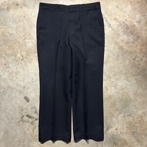 Vintage 70s Classic Collection Black Talon Trousers 36x29